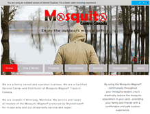 Tablet Screenshot of canadamosquito.com